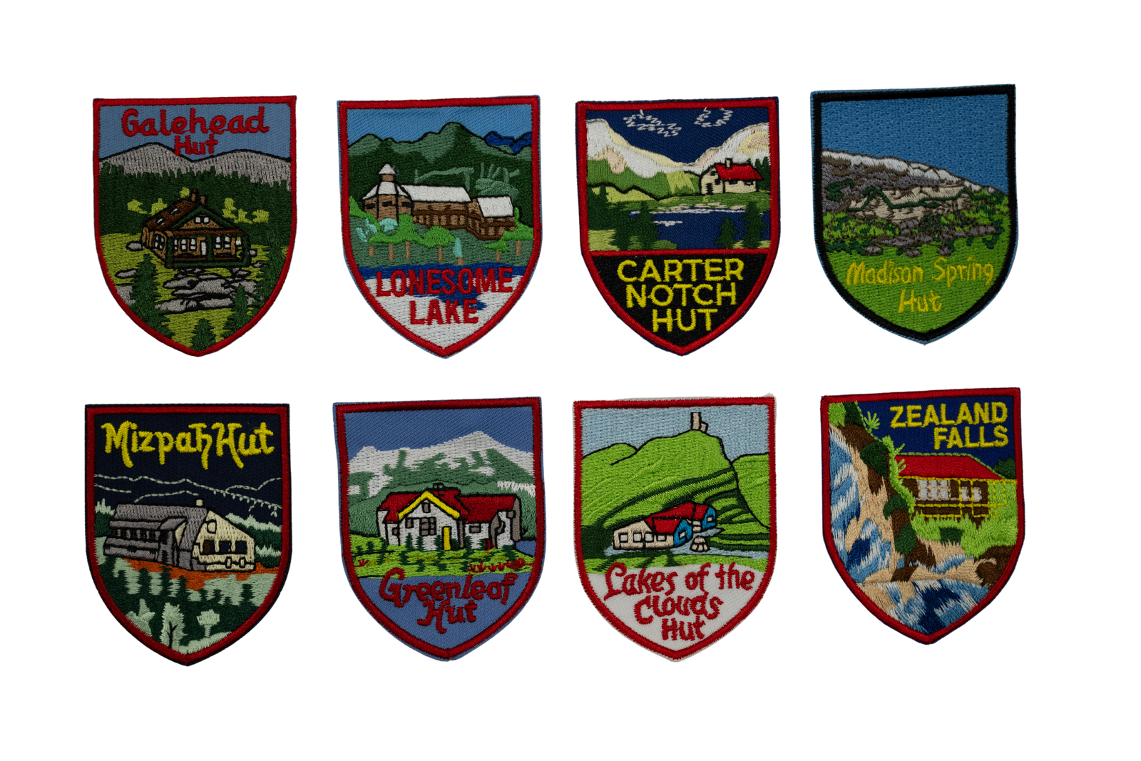 Vintage-Style Hut Patches