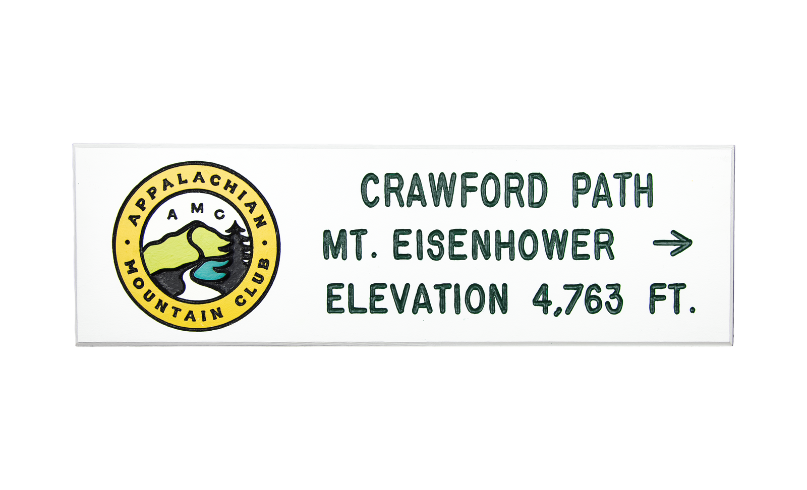 Crawford Path Replica Trail Sign
