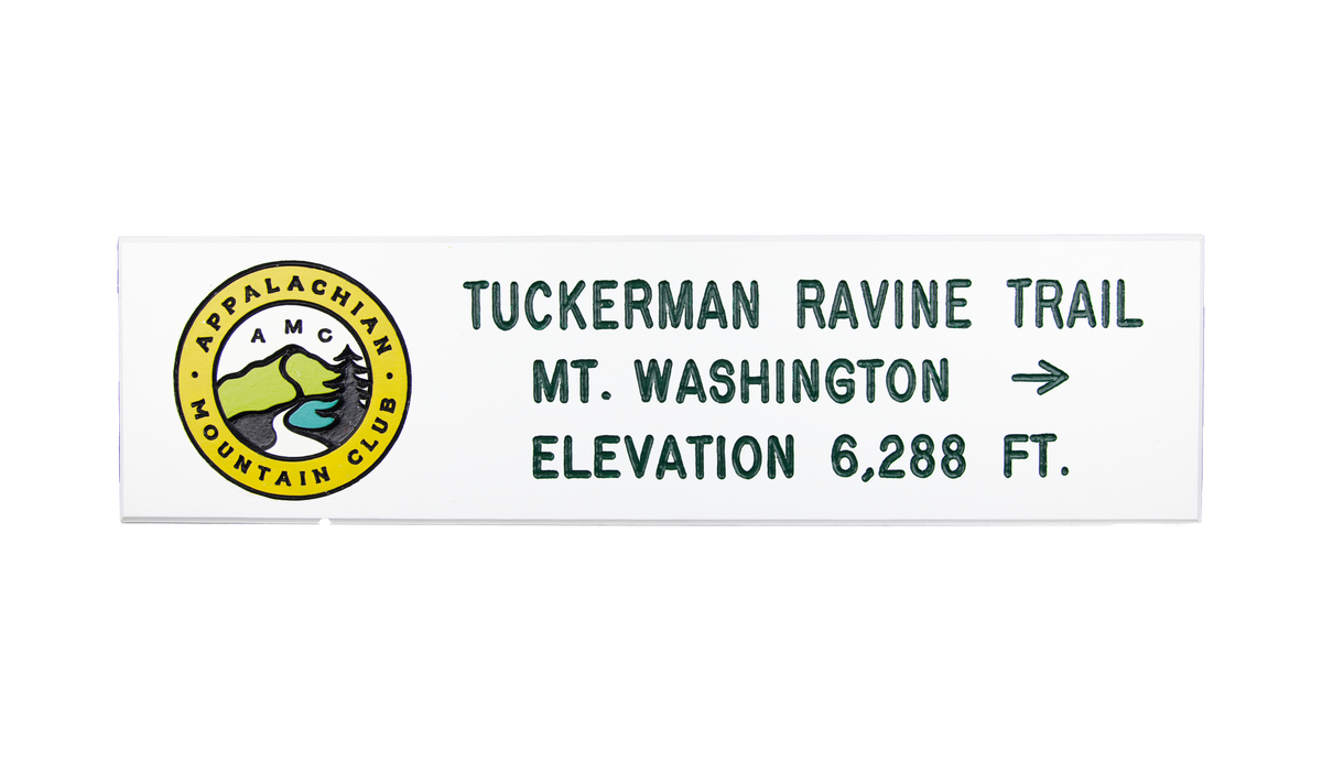 Tuckerman Ravine Replica Trail Sign