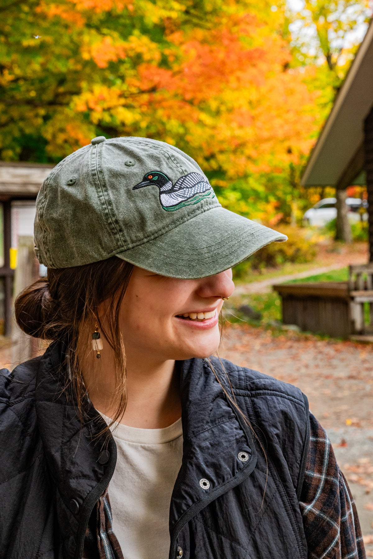 Embroidered Wildlife Hat