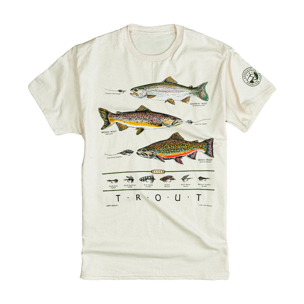 Ash 24ss The Brook Trout S/S TEE M ブルック Ash 24ss The Brook Trout S/S TEE M ブルック 2025年最新