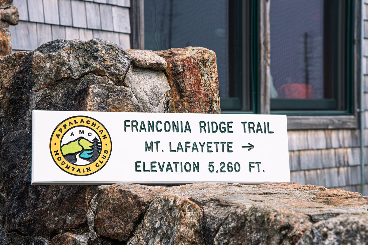 Franconia Ridge Sign Trail Sign Replicas - Appalachian Mountain Club Store