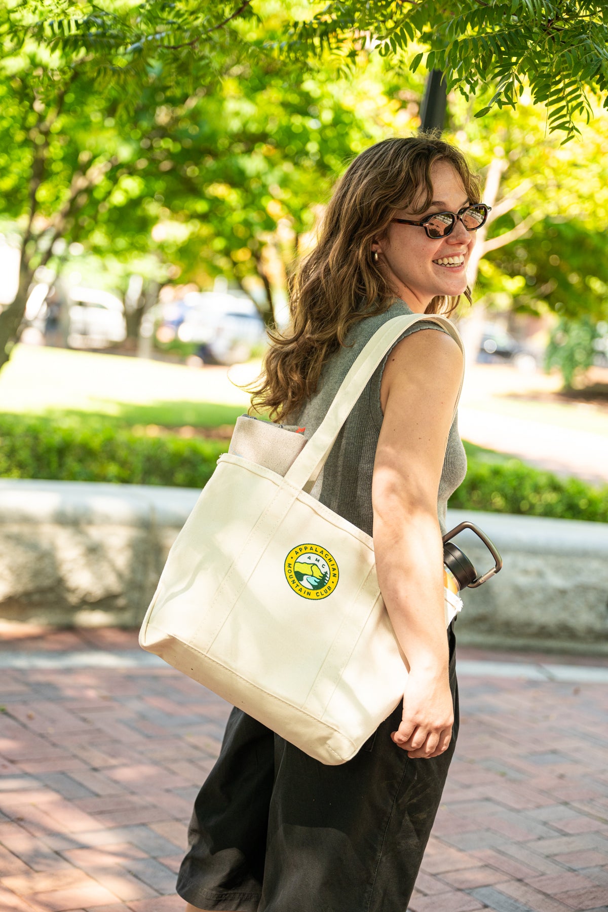 AMC Embroidered LL Bean Zip-Top Boat and Tote
