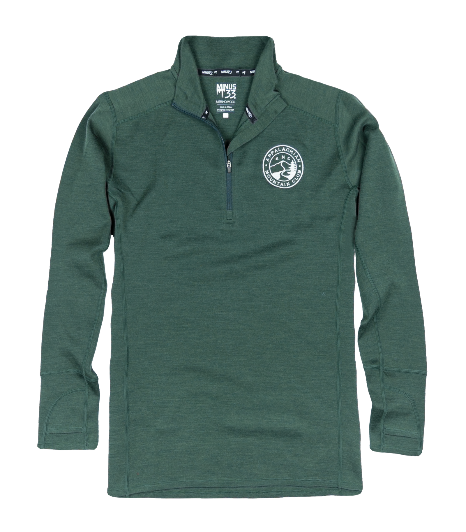 AMC x Minus33 Men's Merino Wool 1/4 Zip