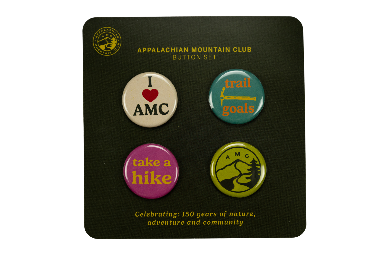 AMC 150 Retro Button Set