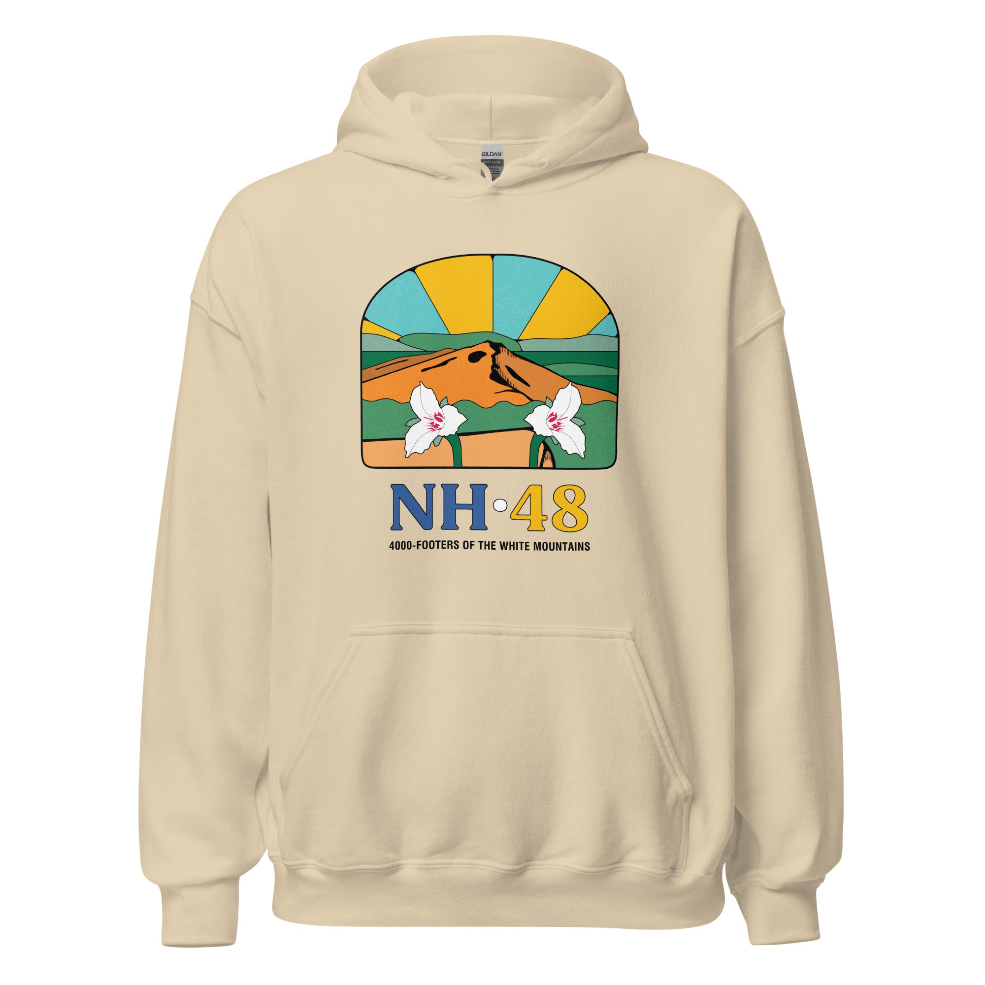 New Hampshire 4000 Footers Hoodie | Alpine Sunset