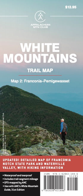 White Mountains Trail Map 2: Franconia–Pemigewasset (31st Edition ...