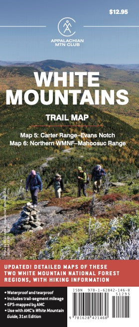 White Mountains Trail Maps 5 & 6: Carter Range–Evans Notch and Northern WMNF–Mahoosuc Range (31st Edition)
