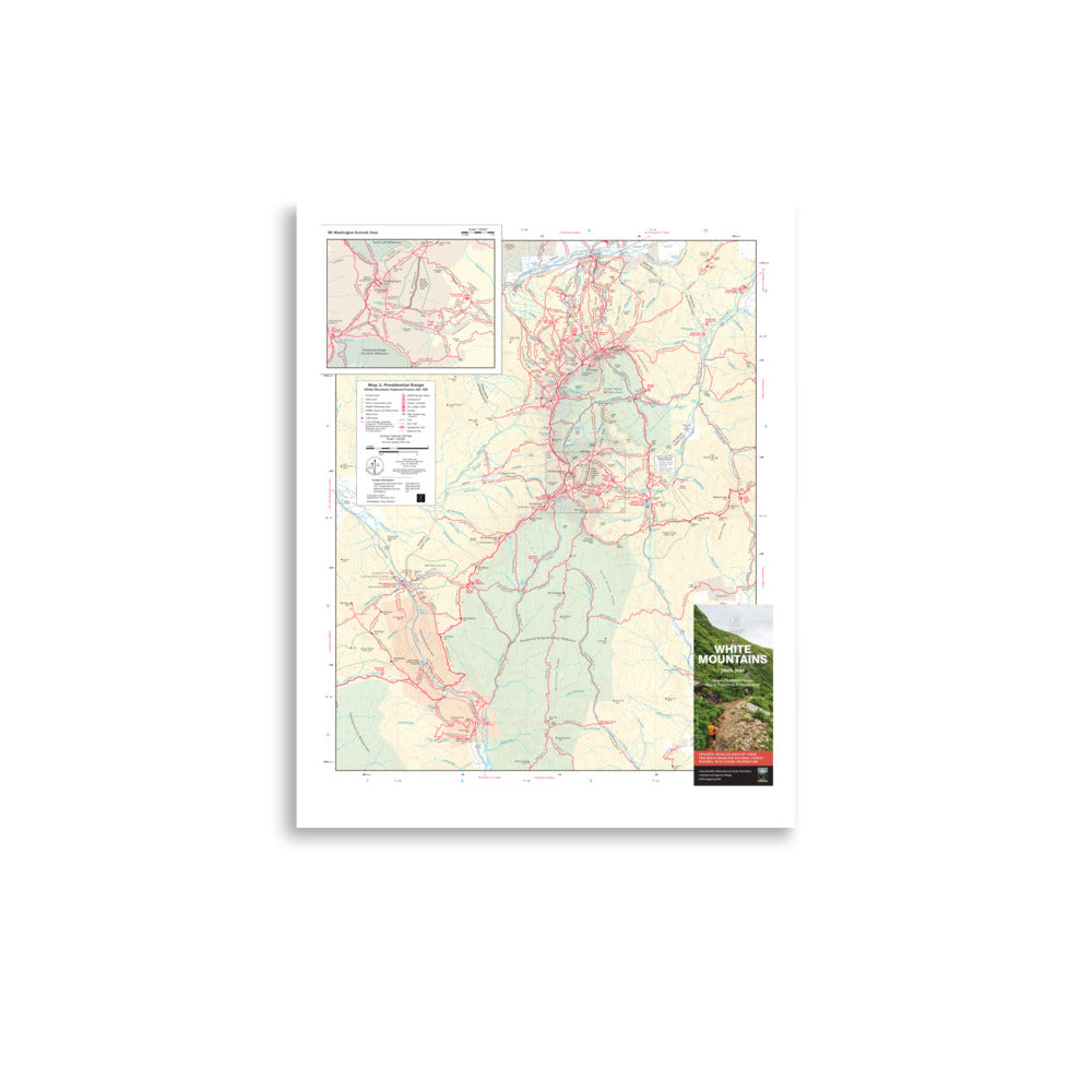 Presidential Range Map Poster