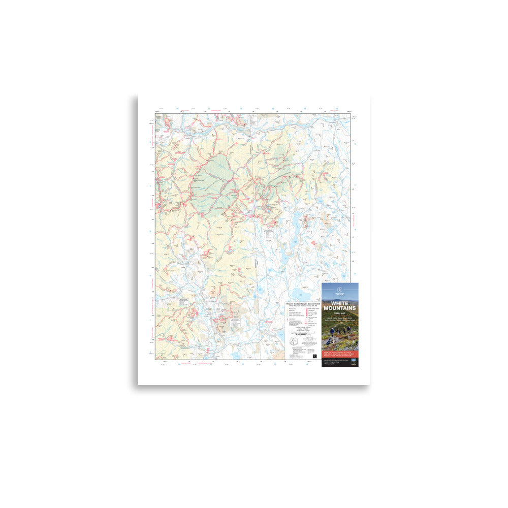 Carter Range - Evans Notch Map Poster