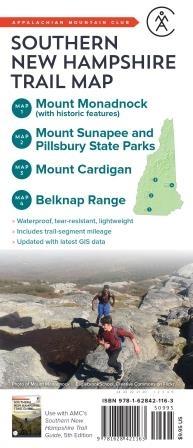 Southern New Hampshire Trail Map - Appalachian Mountain Club Store