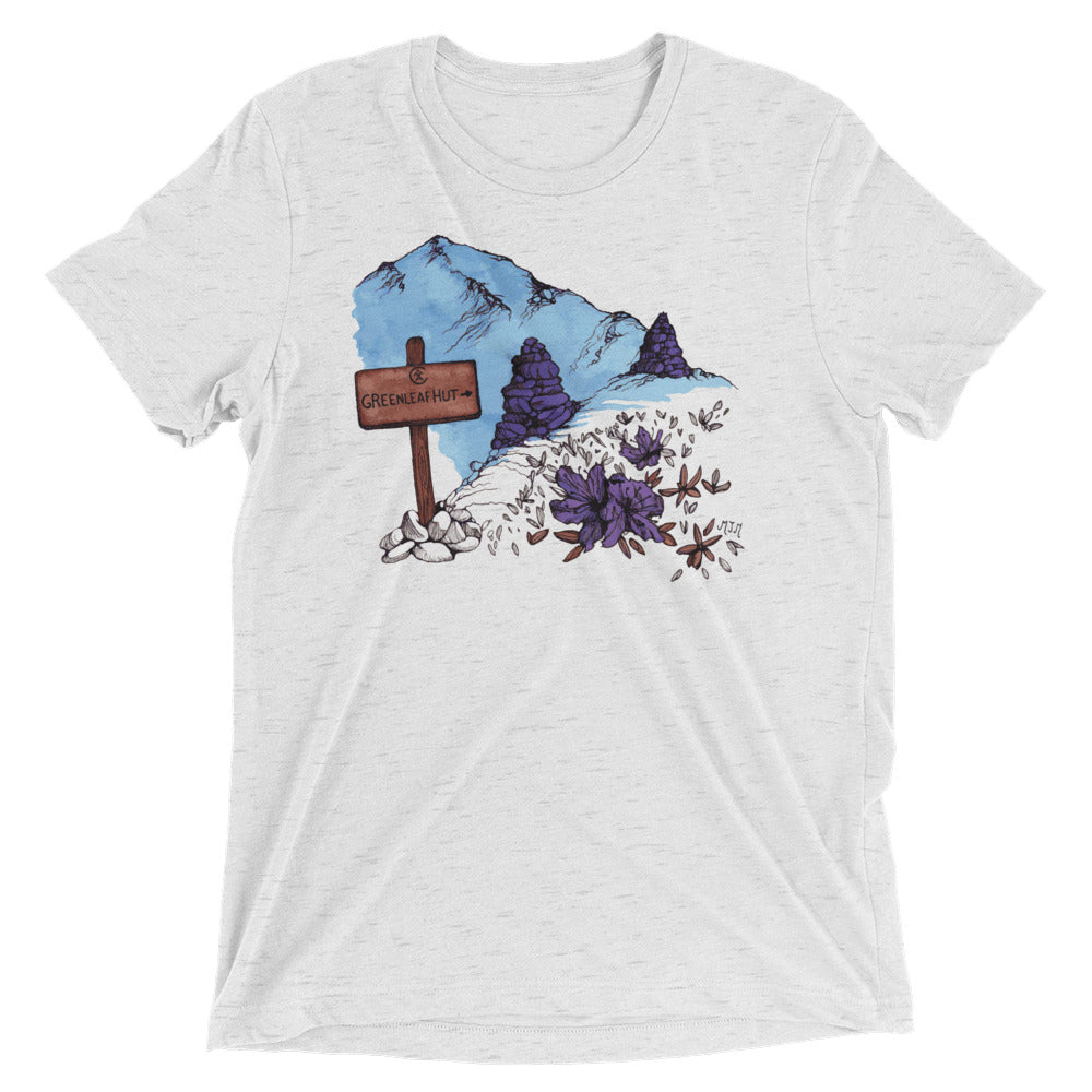 Watercolor Greenleaf Hut Tee