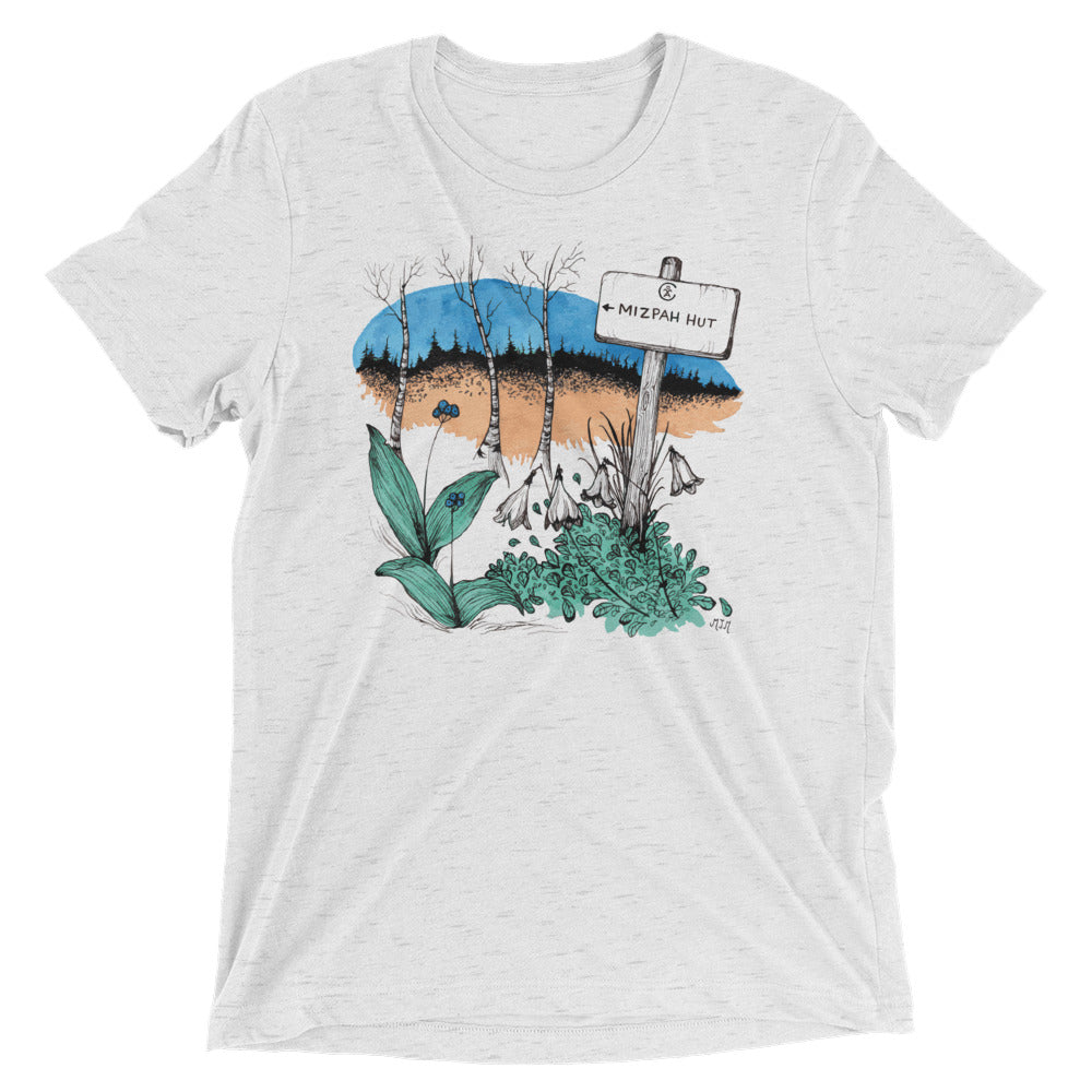 Watercolor Mizpah Spring Hut Tee